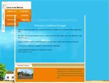 Tablet Screenshot of buildersportugal.com